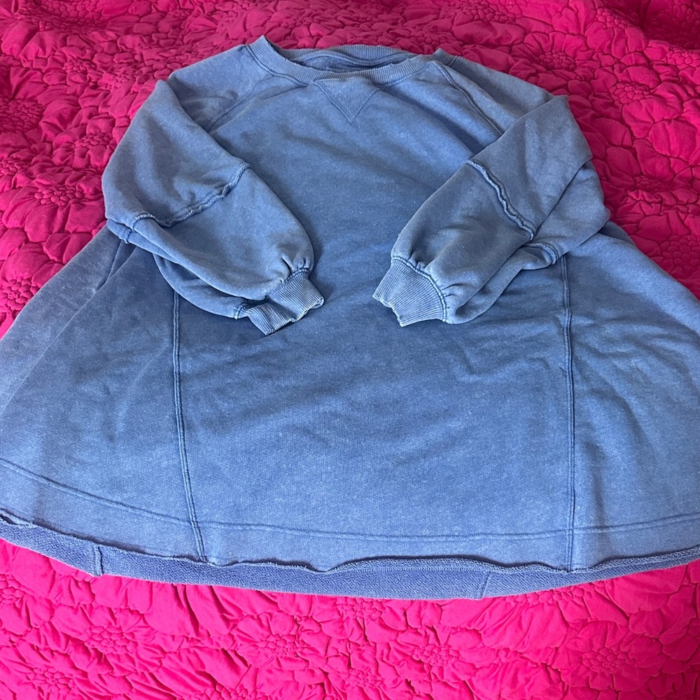 AE Blue Women's Sweatshirt Dress
